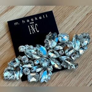 [M. Haskell For INC] Large Gold Crystal Cluster Statement Brooch/Pin